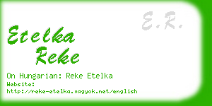 etelka reke business card